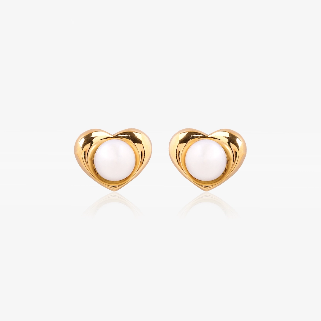 Pendientes Perlas Corazón