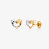 Bicolor Dolphin Earrings