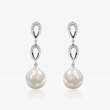 Pendientes largo Perlas