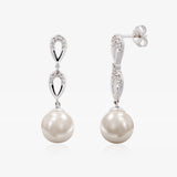 Pendientes largo Perlas
