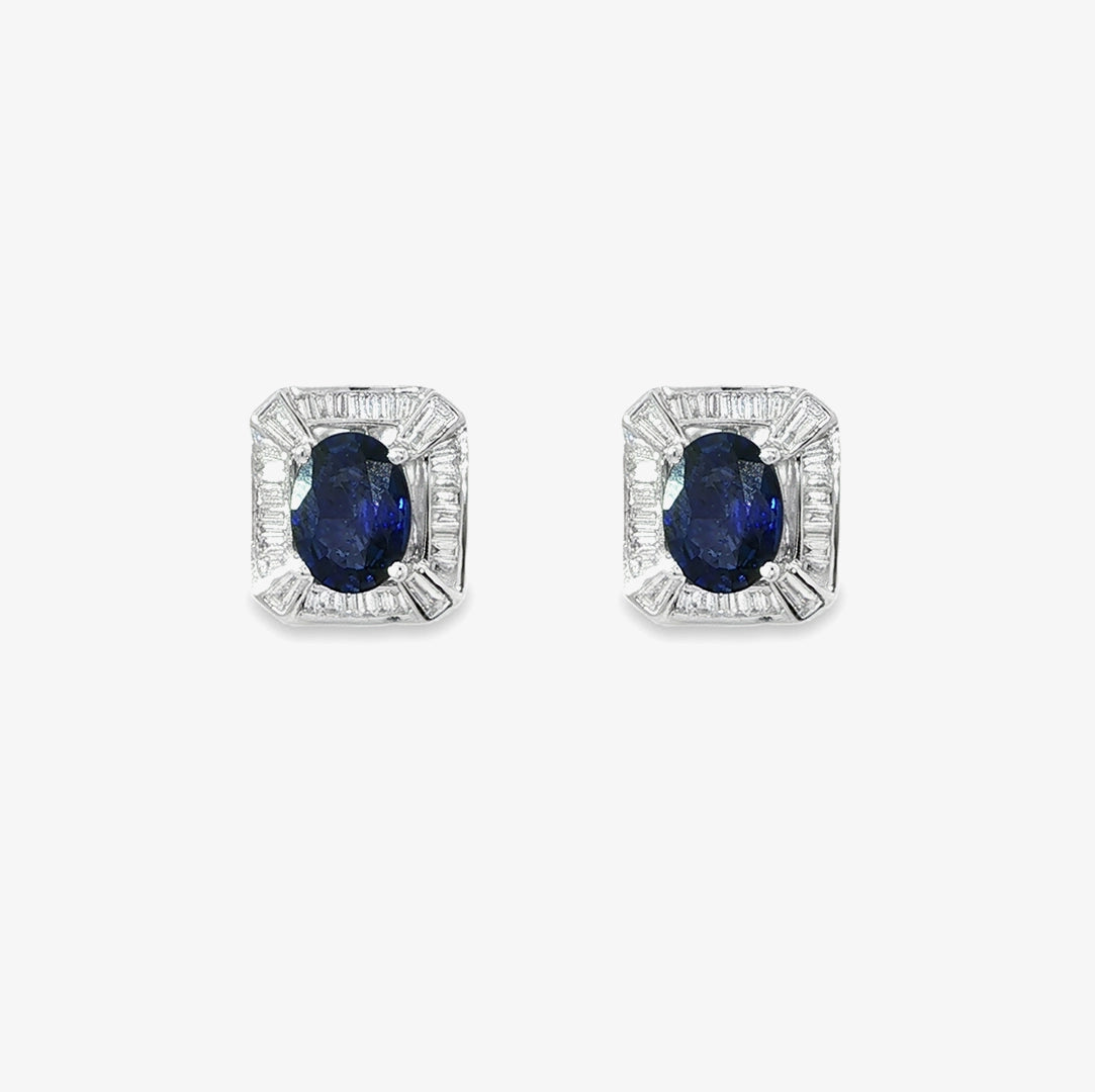 Pendientes Zafiro