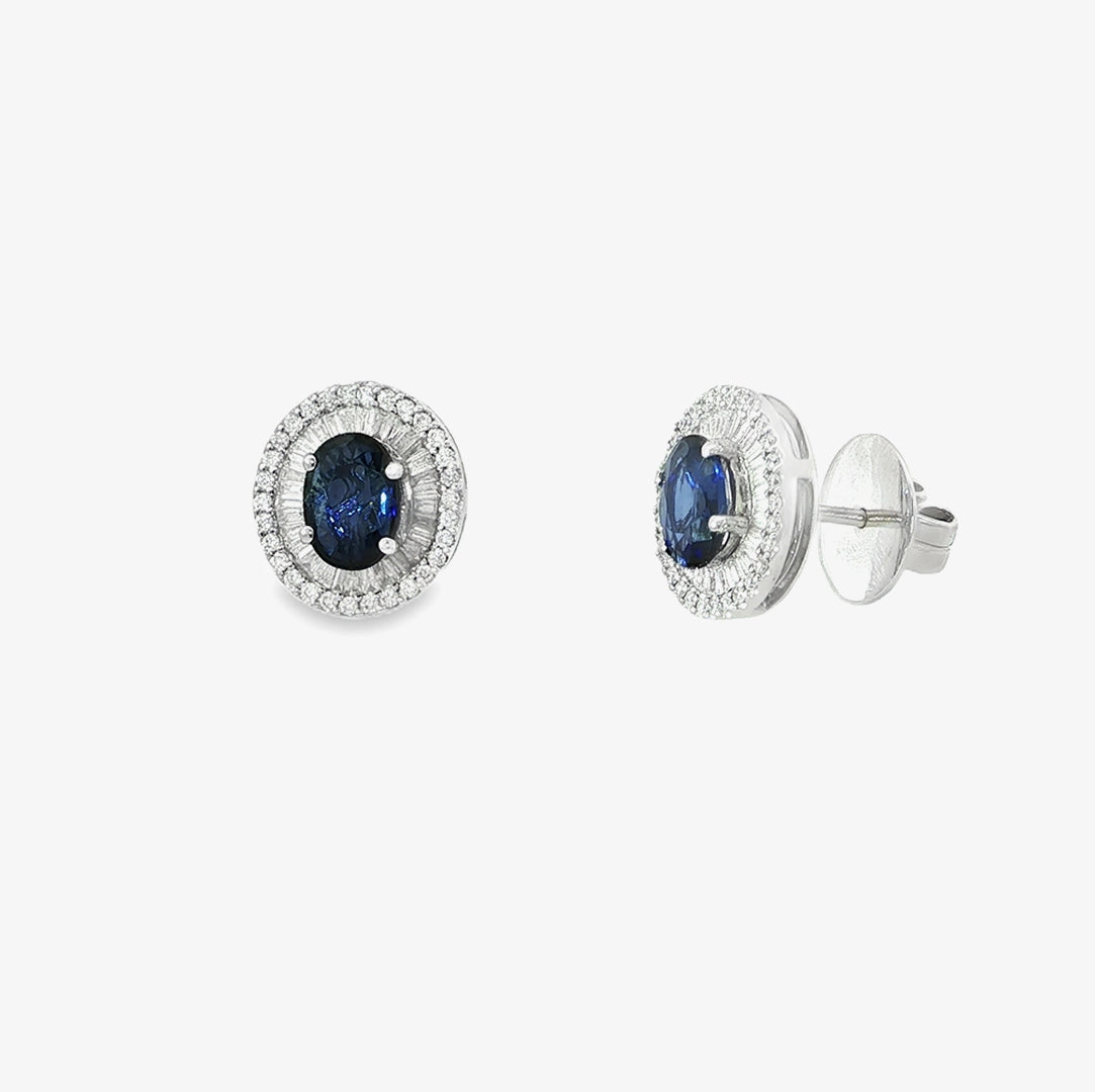 Pendientes Zafiro