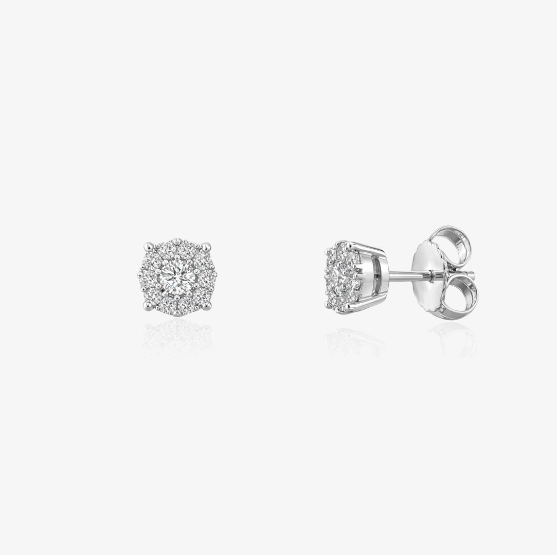 Pendientes Diamantes garras