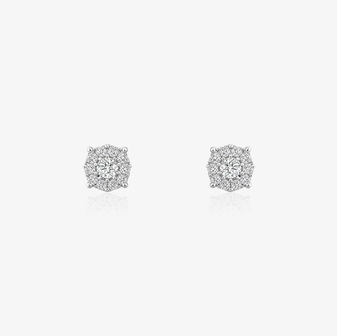 Pendientes Diamantes garras