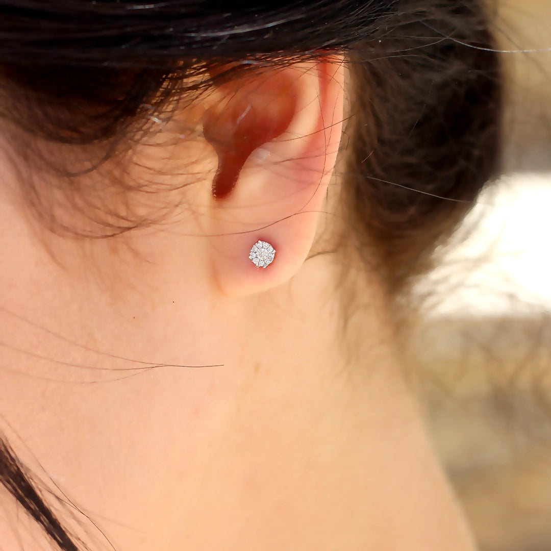 Pendientes Diamantes garras