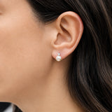 Pendientes Perla y Diamantes