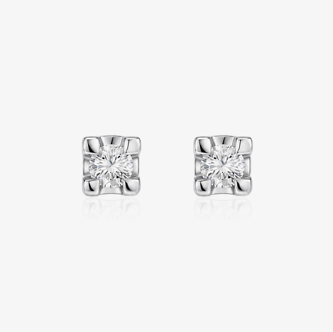 Pendientes Diamante 4 Garras