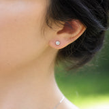 Pendientes Diamante Redondos