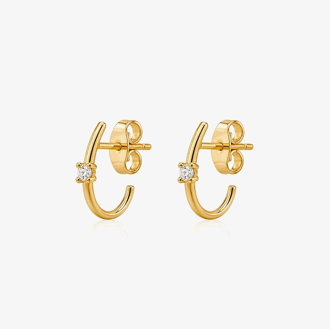 Pendientes Diamante Central