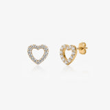 Pendientes Diamante Corazón