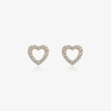 Pendientes Diamante Corazón