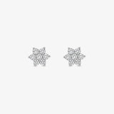 Pendientes Diamante Flor