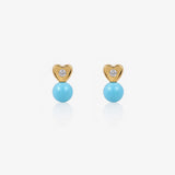 You and Me Heart Earrings