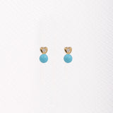 You and Me Heart Earrings