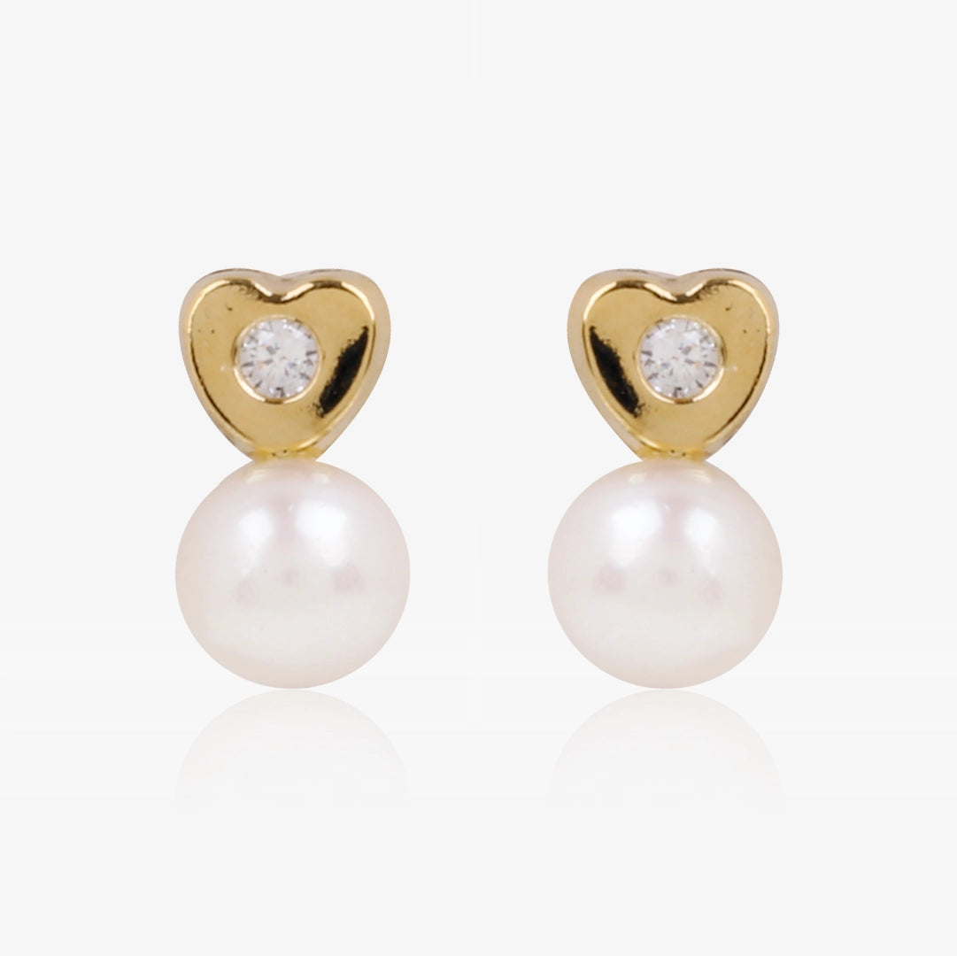 You and Me Heart Earrings