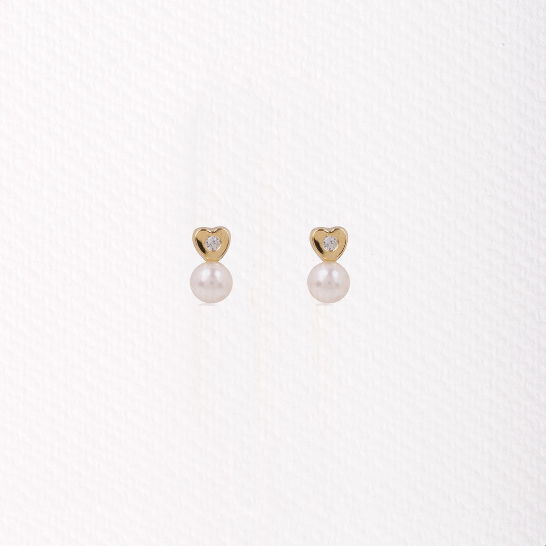 You and Me Heart Earrings