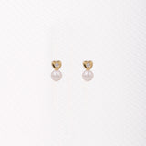 You and Me Heart Earrings