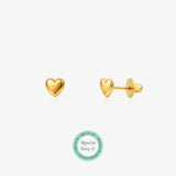Pendientes Baby+ Corazon brillo