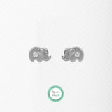 Pendientes Baby+ Elefante y circonitas