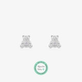 Baby+ Bear and Zirconia Earrings