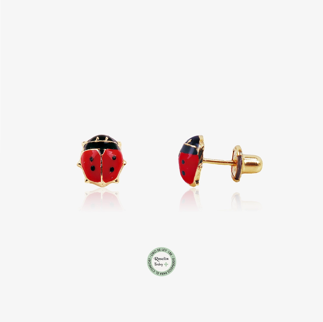 Baby+ Ladybug Earrings
