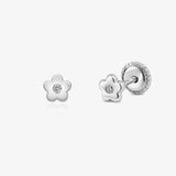 Pendientes Flor diamante