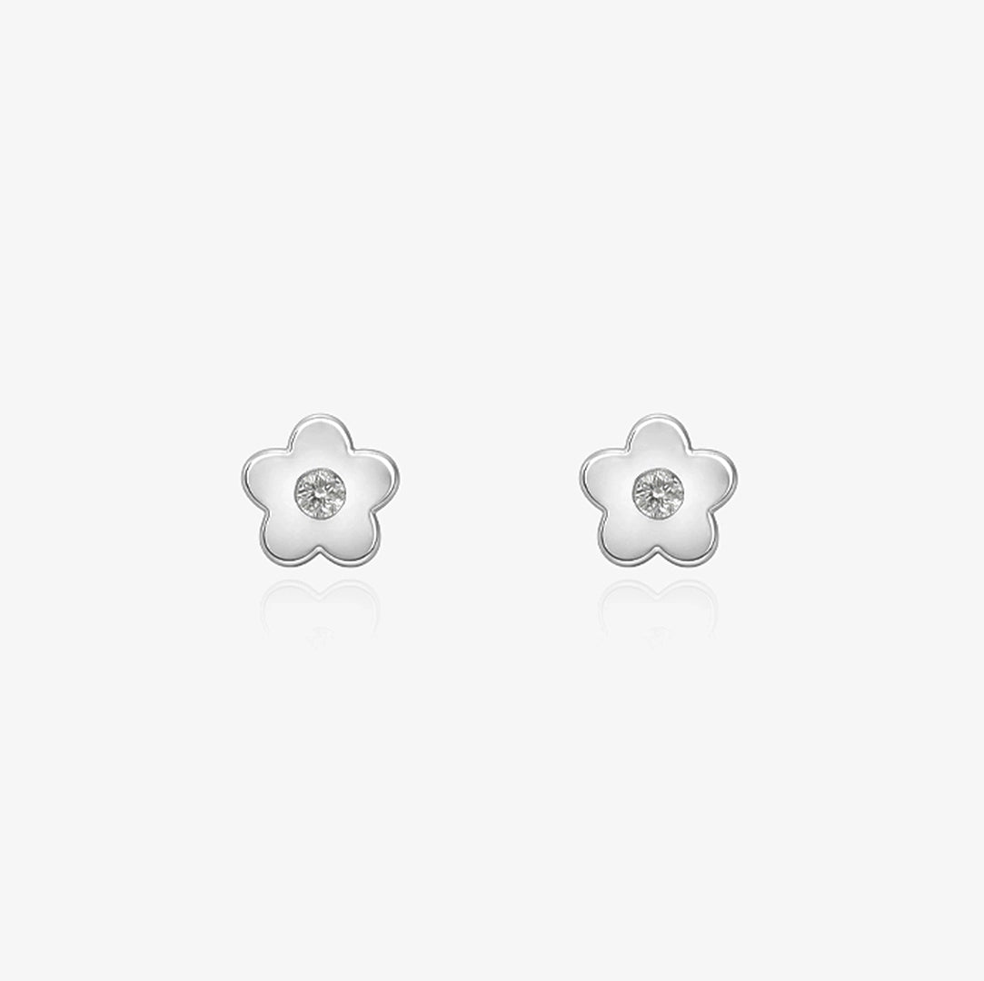 Pendientes Flor diamante