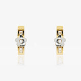 Pendientes Flor Central