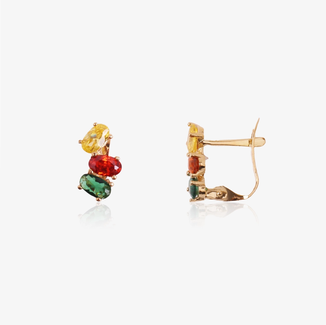 Triple earrings