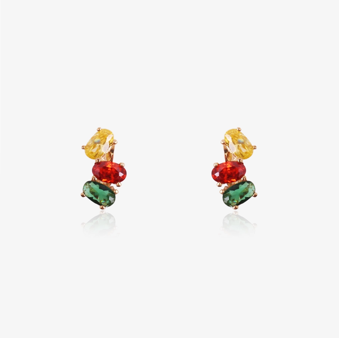 Triple earrings