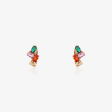 Pendientes cuadruple color