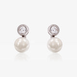 Pearl Chaton Stud Earrings