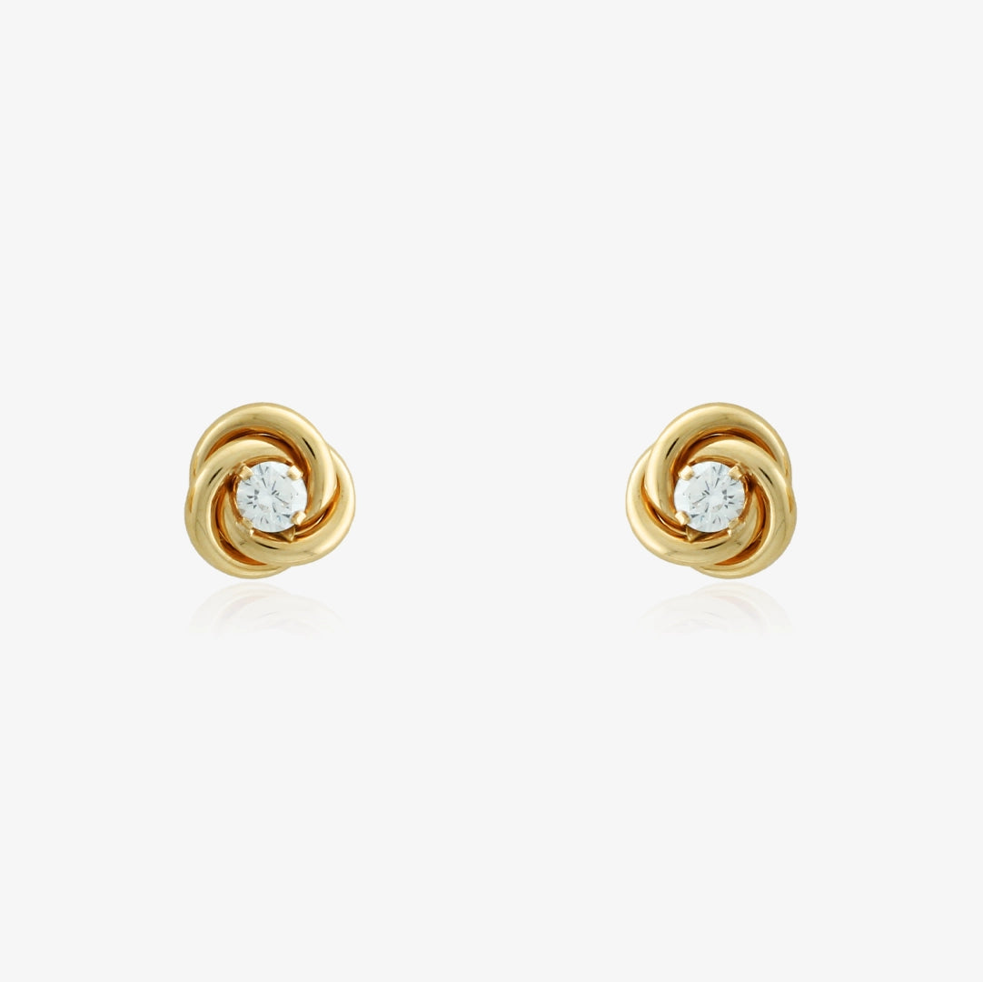 Knot Stone Earrings