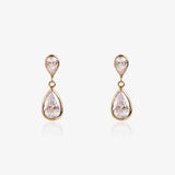 Pendientes circonitas gotas