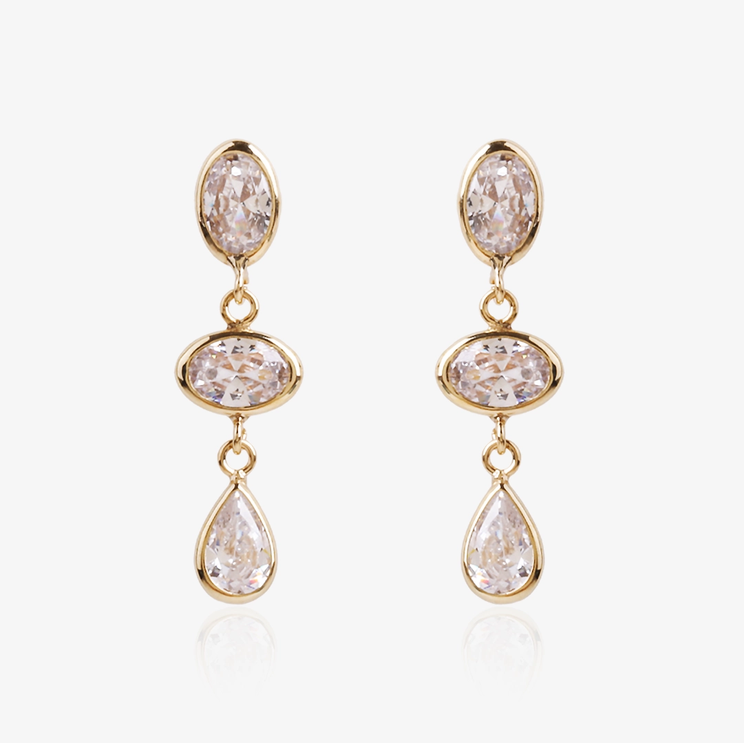 Zirconia earrings