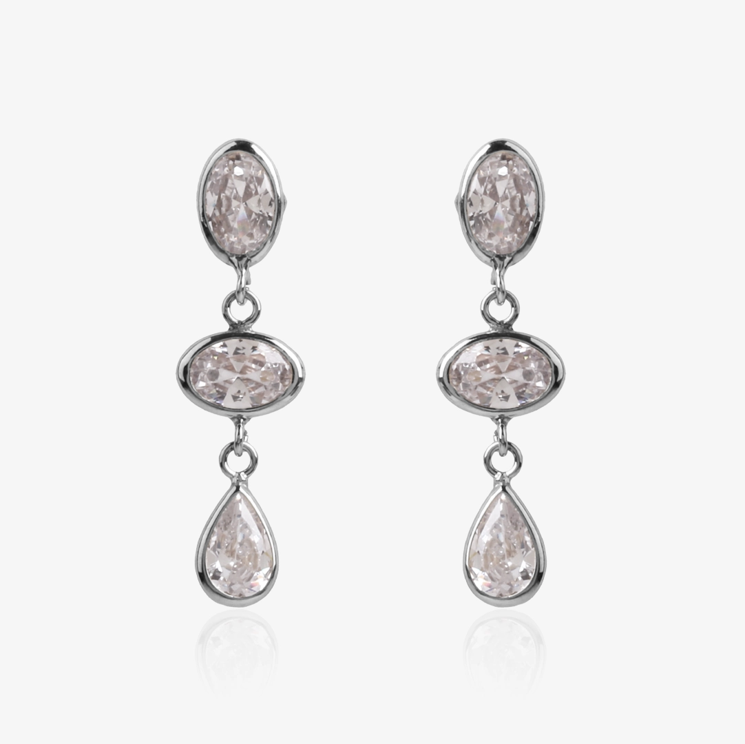 Zirconia earrings