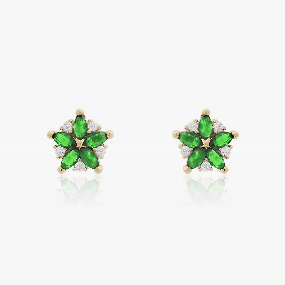 Flower earrings