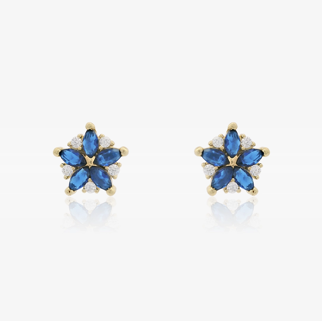 Flower earrings