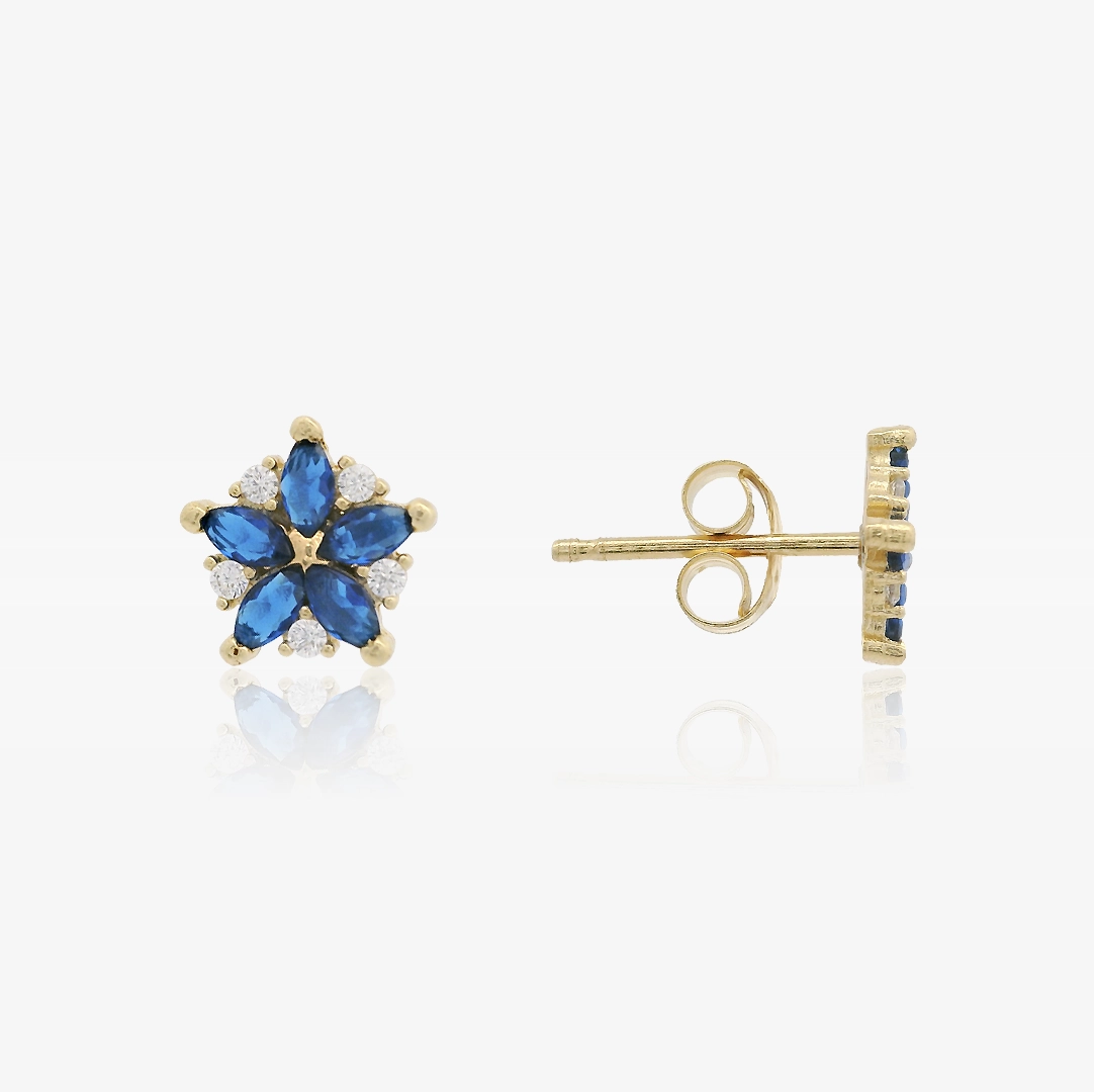 Flower earrings