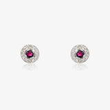 Ruby / Sapphire Stone Earrings