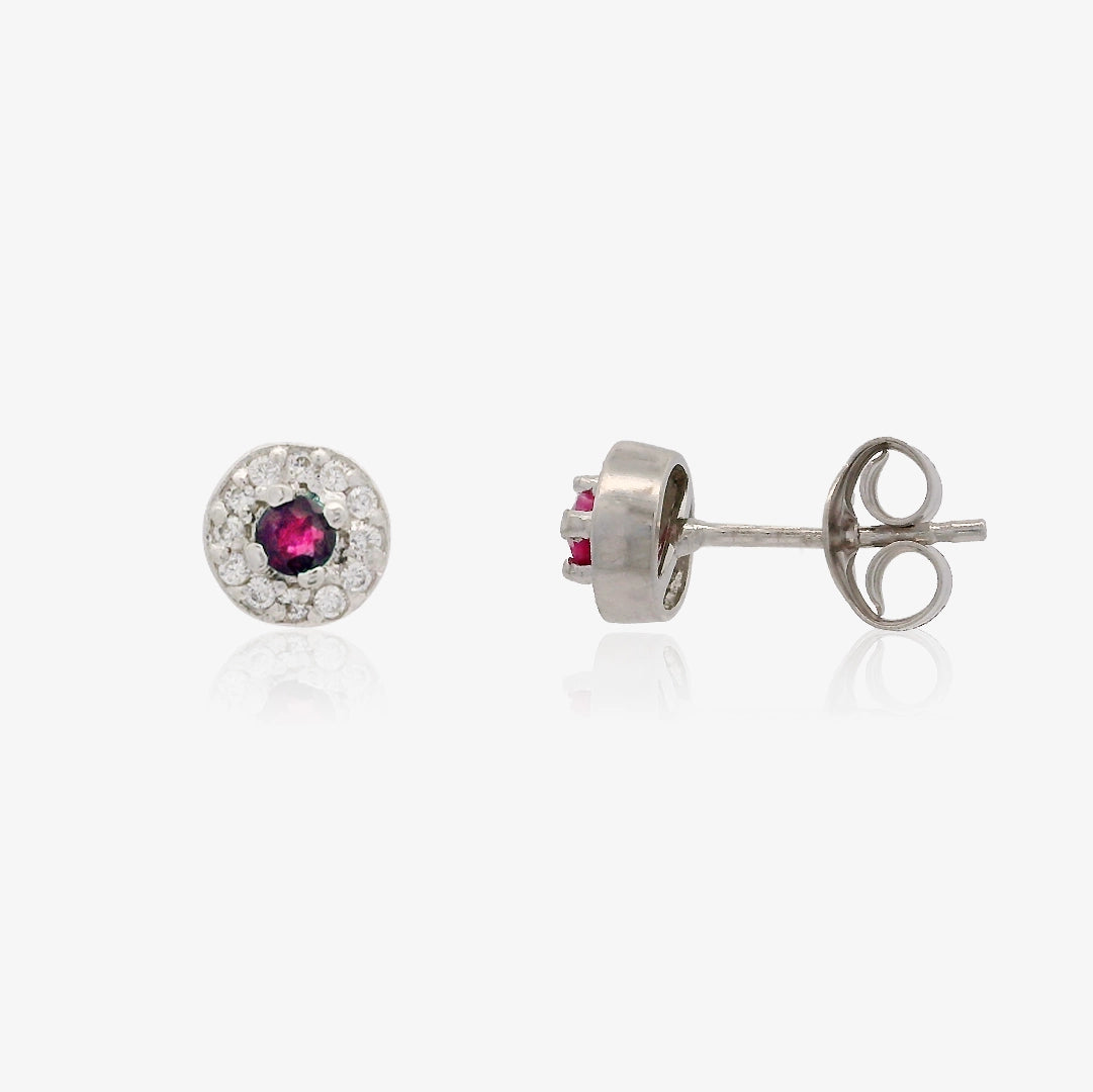 Ruby / Sapphire Stone Earrings