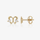 Butterfly Cubic Zirconia Earrings