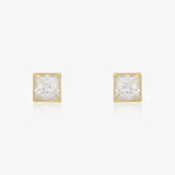 Carre screw earrings