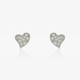 Pendientes Corazón piedras
