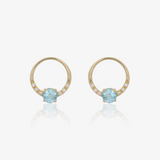 Pendientes Topacio Aro