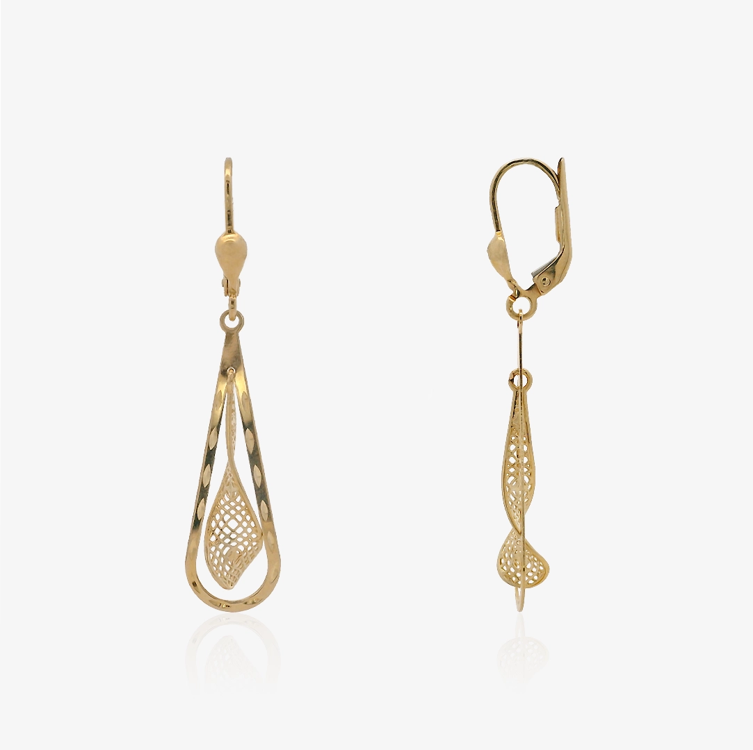 Long Mesh Earrings