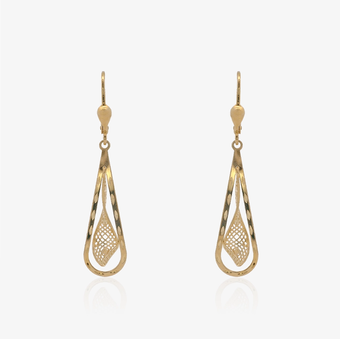 Long Mesh Earrings