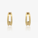 Double Half Hoop Earrings