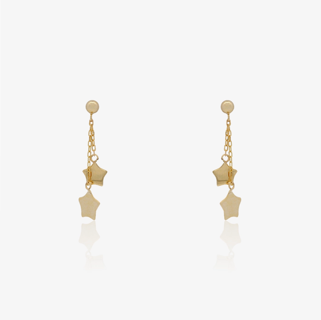 Star Chain Earrings