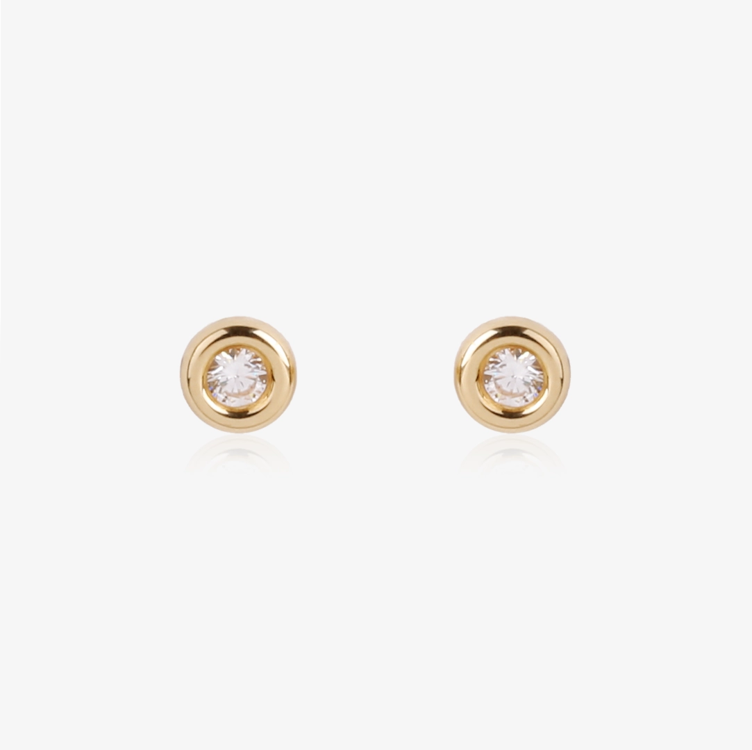 Chaton earrings